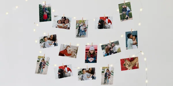 Un'allegra ghirlanda natalizia.