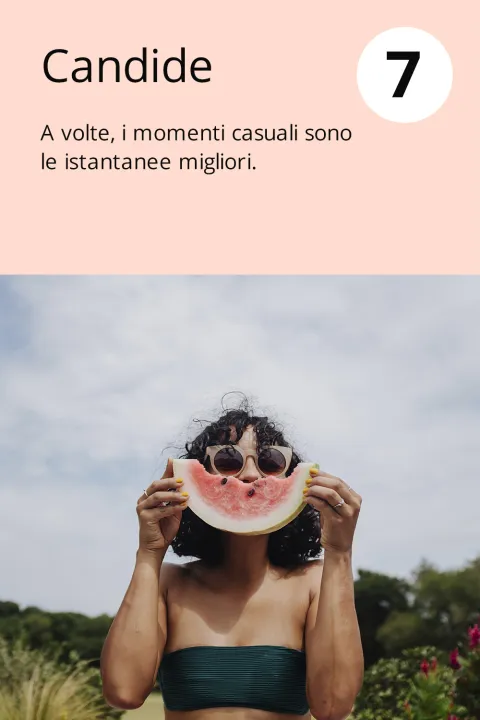 7) Candide    A volte, i momenti casuali sono le istantanee migliori.